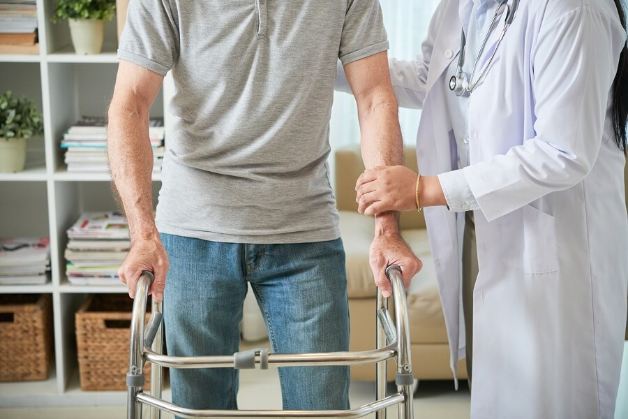 The rehabilitation prognosis is assessed