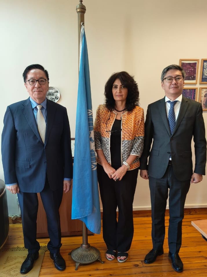 Kazakhstan and UNRWA exchanged information about the situation in the Gaza Strip
