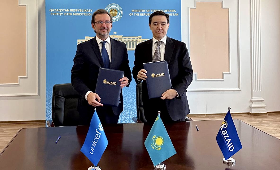 KazAID and UNICEF expand cooperation in the field of Sustainable Development