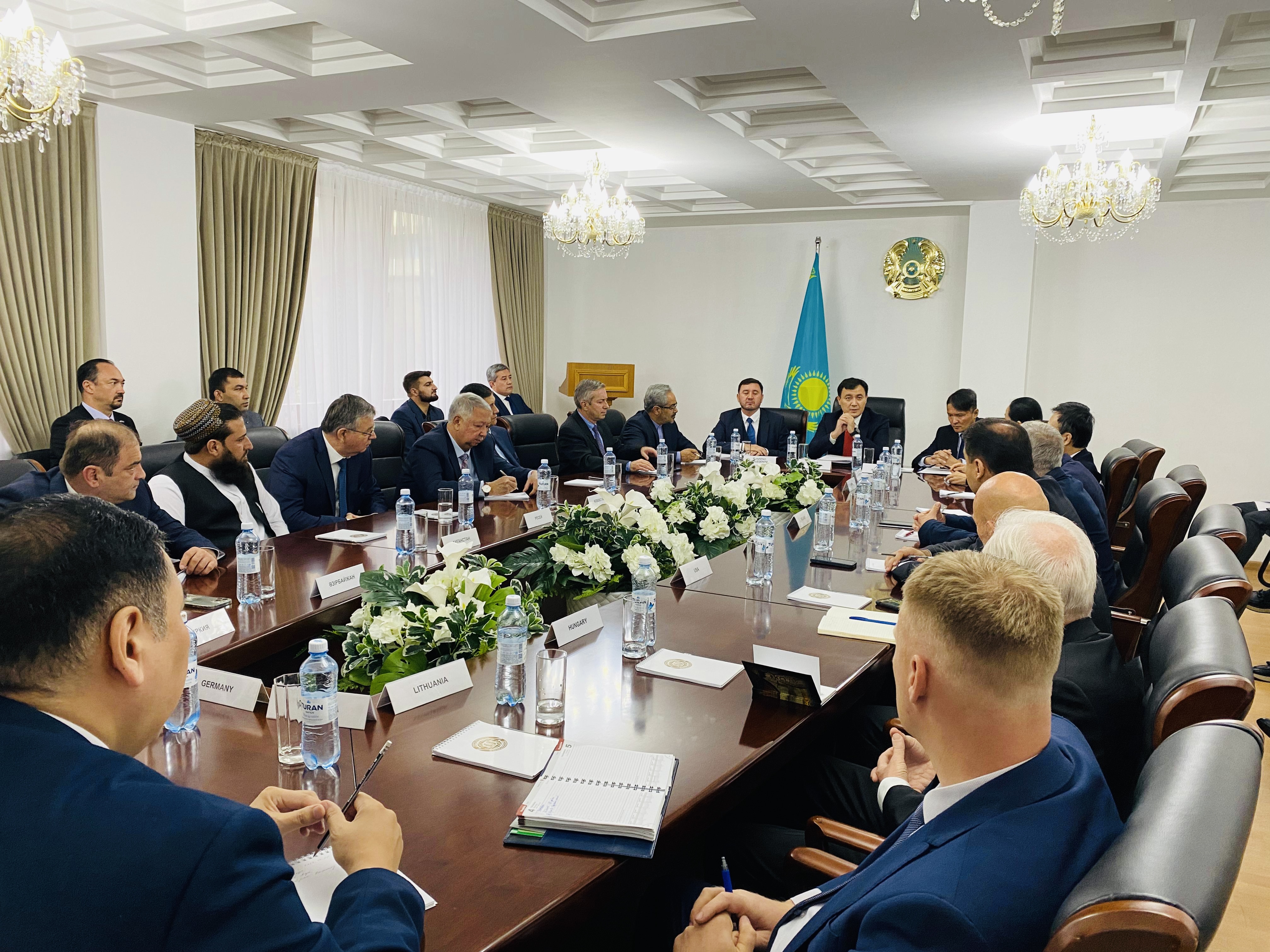 Meeting with the diplomatic corps accredited in Almaty