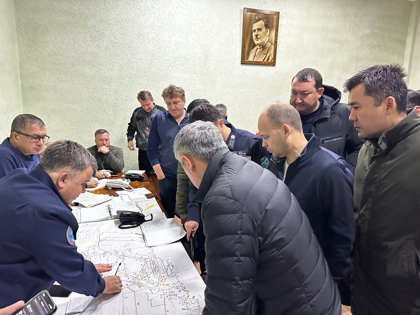08.00-де Костенко шахтасында жағдай туралы ақпарат