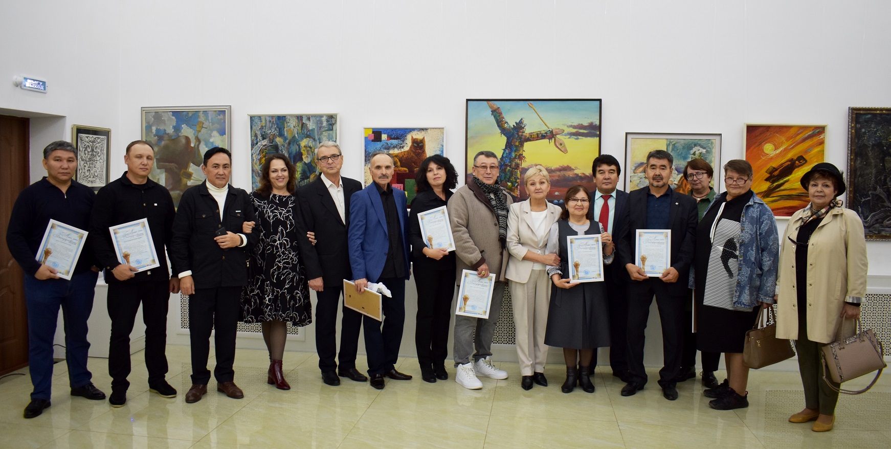 ҚР Суретшілер одағының құрылғанына 90 жыл толуына орай Ақмола облысы суретшілерінің «Ғасырлар тоғысында» атты шығармашылық көрмесінің салтанатты ашылуы өтті