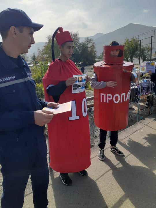 ДЧС Алматинской области просит население соблюдать правила безопасности при эксплуатации газовых баллонов