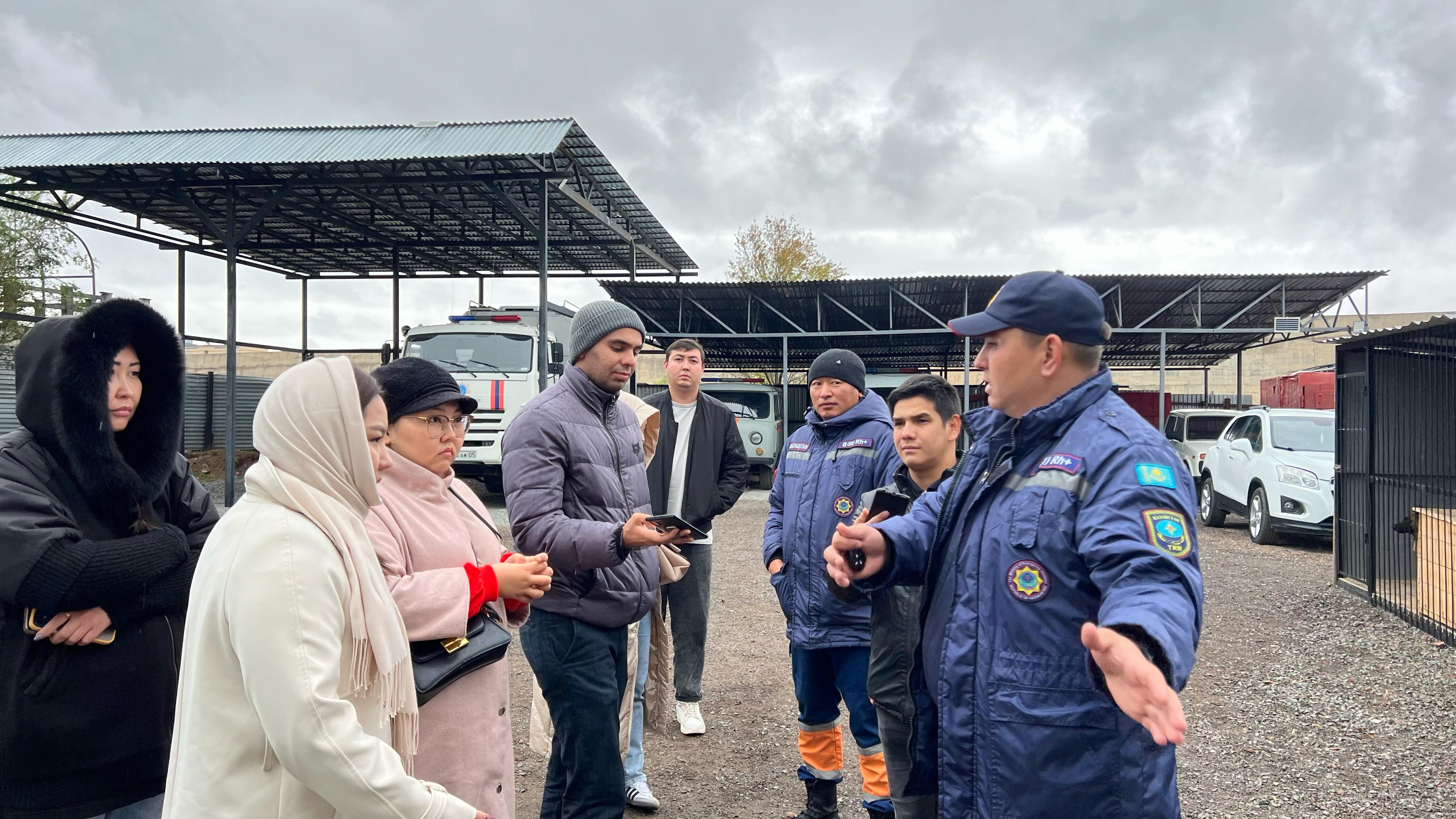 Журналистер Алматы облысы ТЖ департаментінің жедел құтқару жасағымен танысты