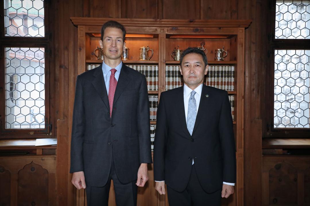 Ambassador of Kazakhstan presented his credentials to the Hereditary Prince of Liechtenstein