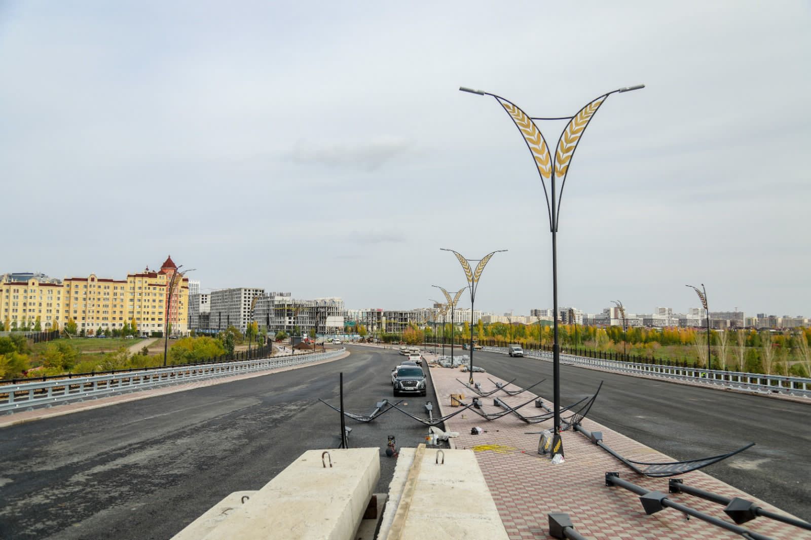 Движение по мосту Тауелсиздик откроют в конце октября в Астане