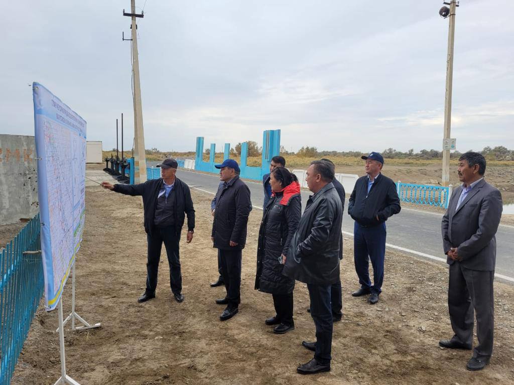 ЭКОНОМИЯ ВОДЫ И ПОВЫШЕНИЕ ЗАРАБОТНОЙ ПЛАТЫ РАБОТНИКОВ ОТРАСЛИ: МИНИСТР ВОДНЫХ РЕСУРСОВ И ИРРИГАЦИИ ОСМОТРЕЛ ОБЪЕКТЫ ВОДОХОЗЯЙСТВЕННОЙ ИНФРАСТРУКТУРЫ КЫЗЫЛОРДИНСКОЙ ОБЛАСТИ