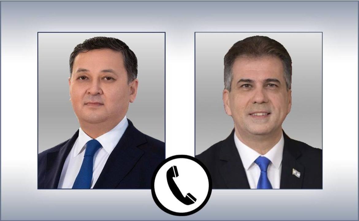 אודות שיחה טלפונית בין שרי החוץ של קזחסטן וישראל