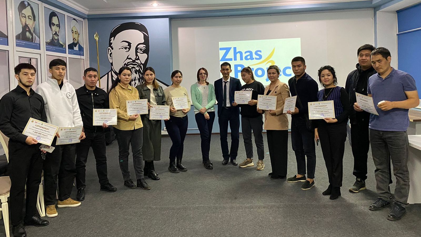 Победители Zhas Project получили гранты на открытие своего дела в Карагандинской области