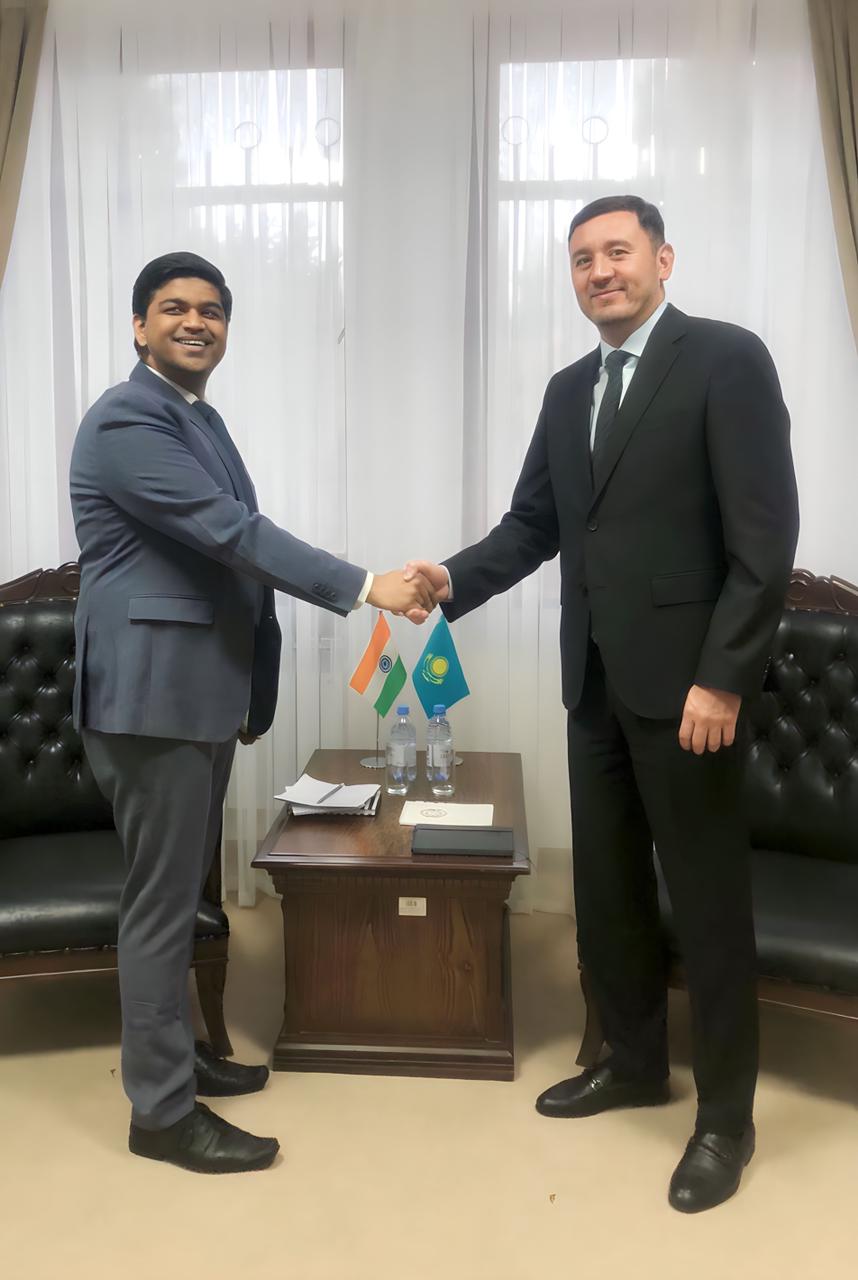 Meeting with the consul of the Representative Office of the Embassy of India in Almaty