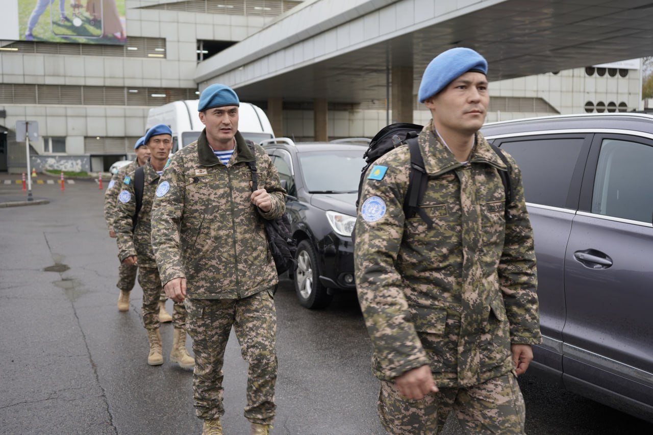 Казахстанские миротворцы убыли в Республику Ливан
