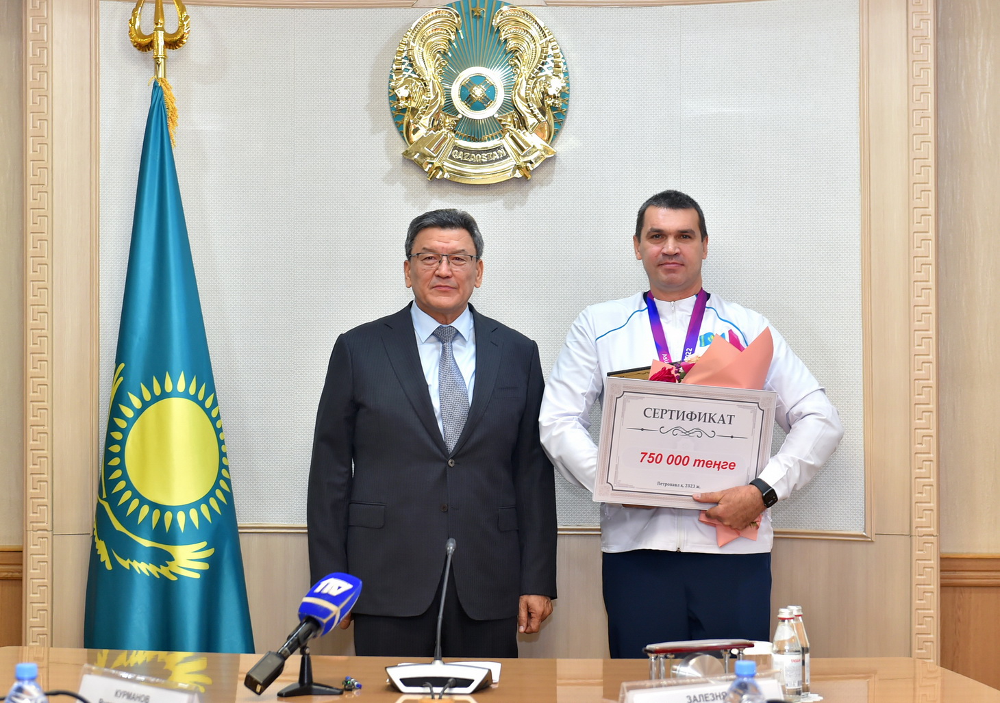 Атлетов Азиатских Параигр чествовали в СКО