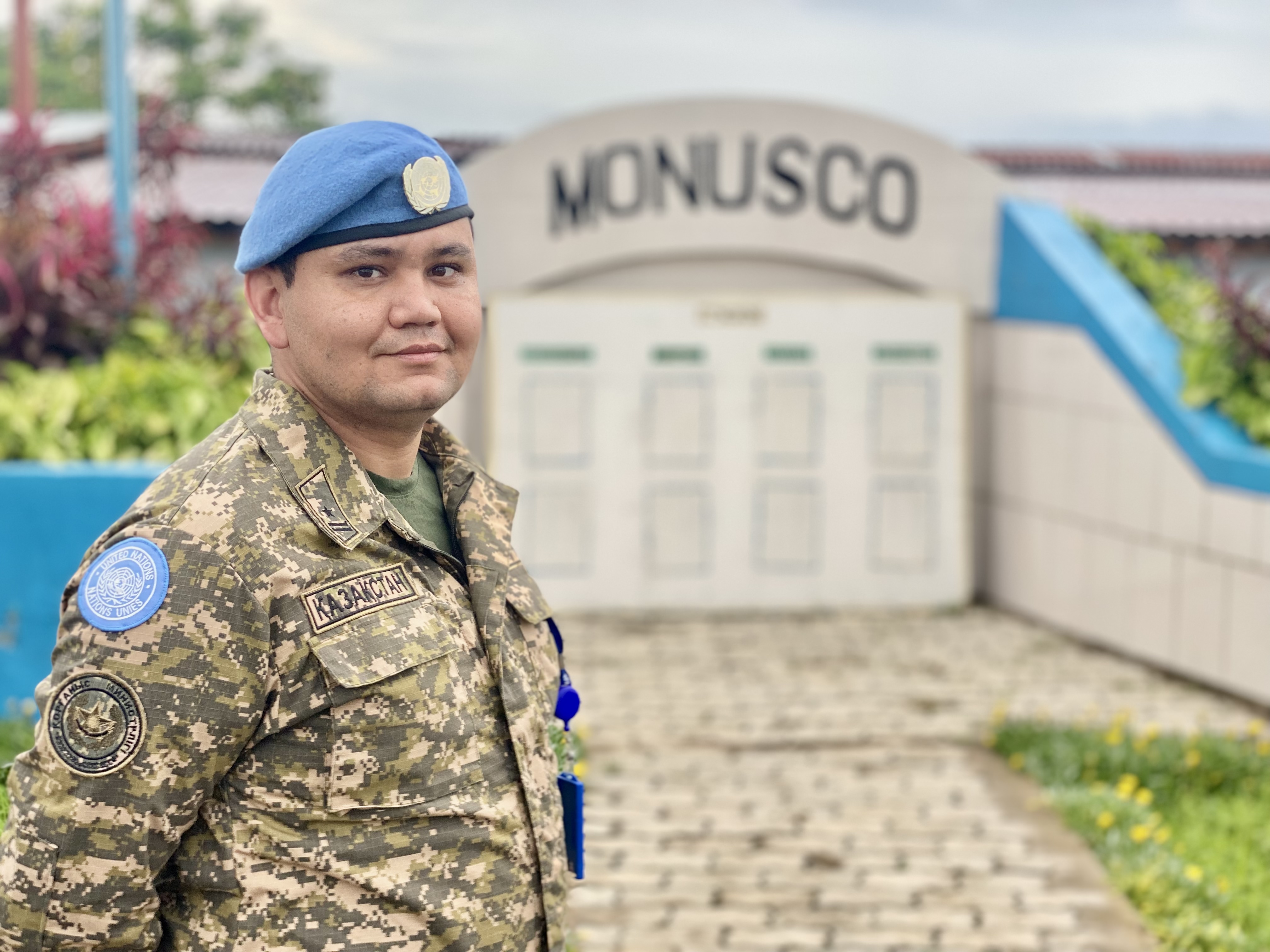 Впервые офицер Вооруженных сил Казахстана принимает участие в миротворческой миссии ООН в Конго