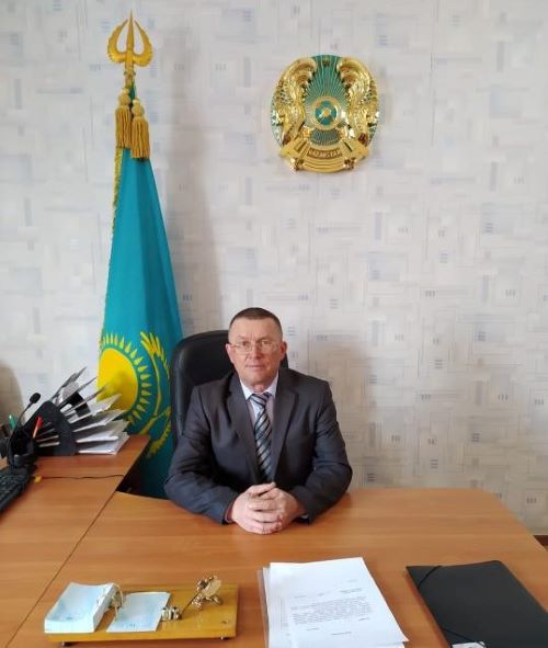 Поздравление акима Приреченского сельского округа Борисова В.С. с Днем Конституции Республики Казахстан