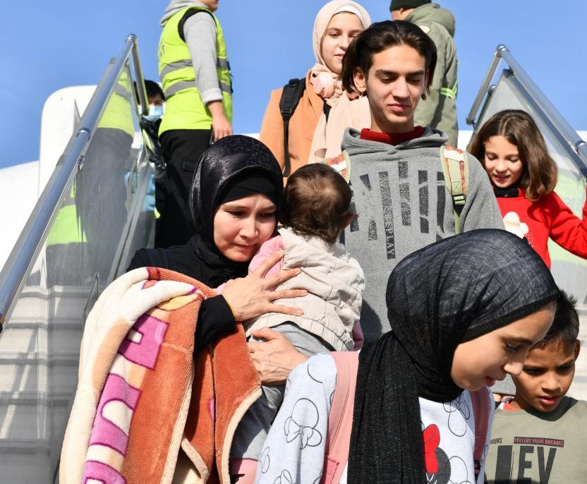 Kazakhstan citizens and their families arrived in Almaty from the Gaza Strip