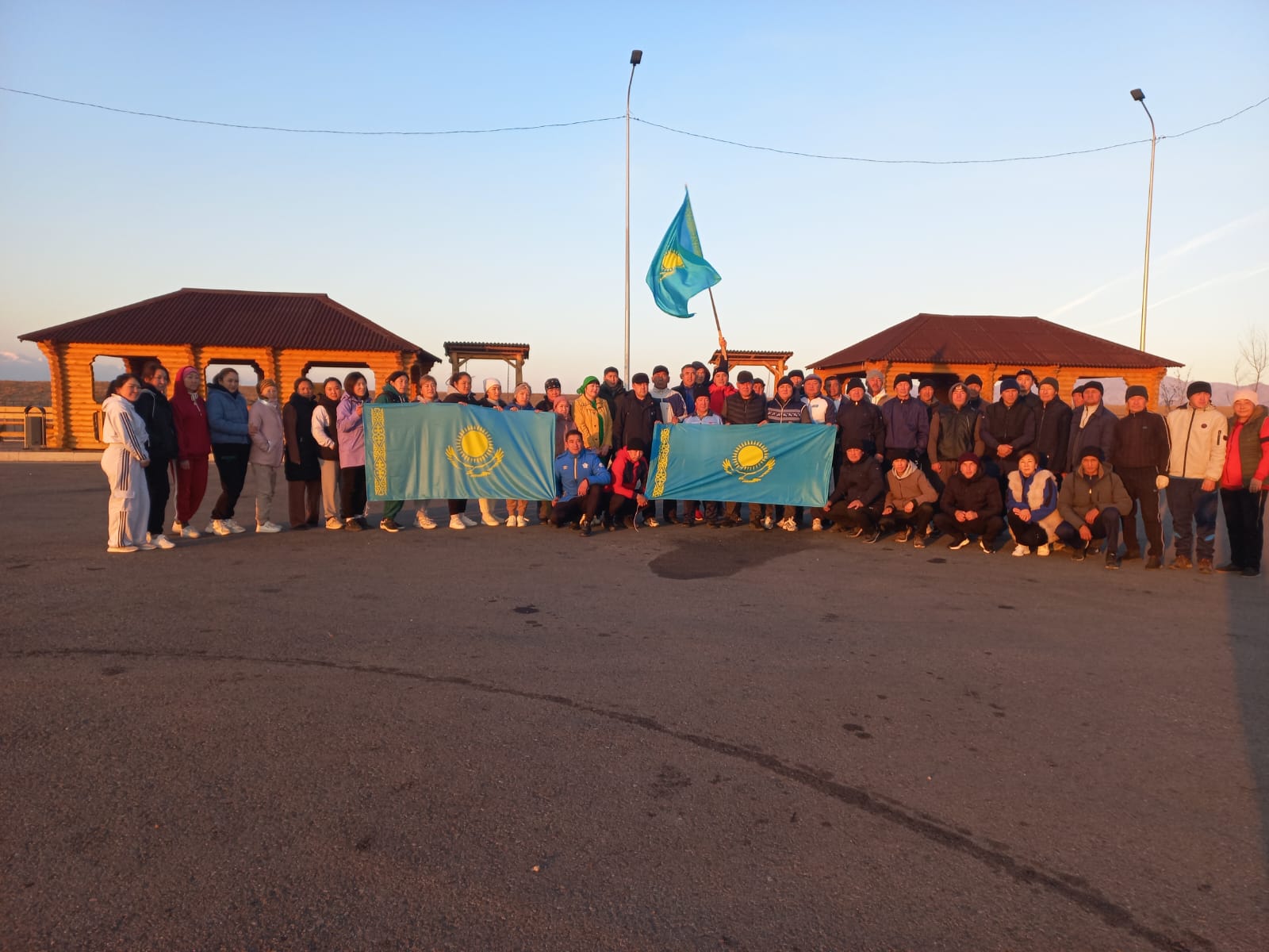 “Республика күні” мерекесіне орай таңғы жаттығу