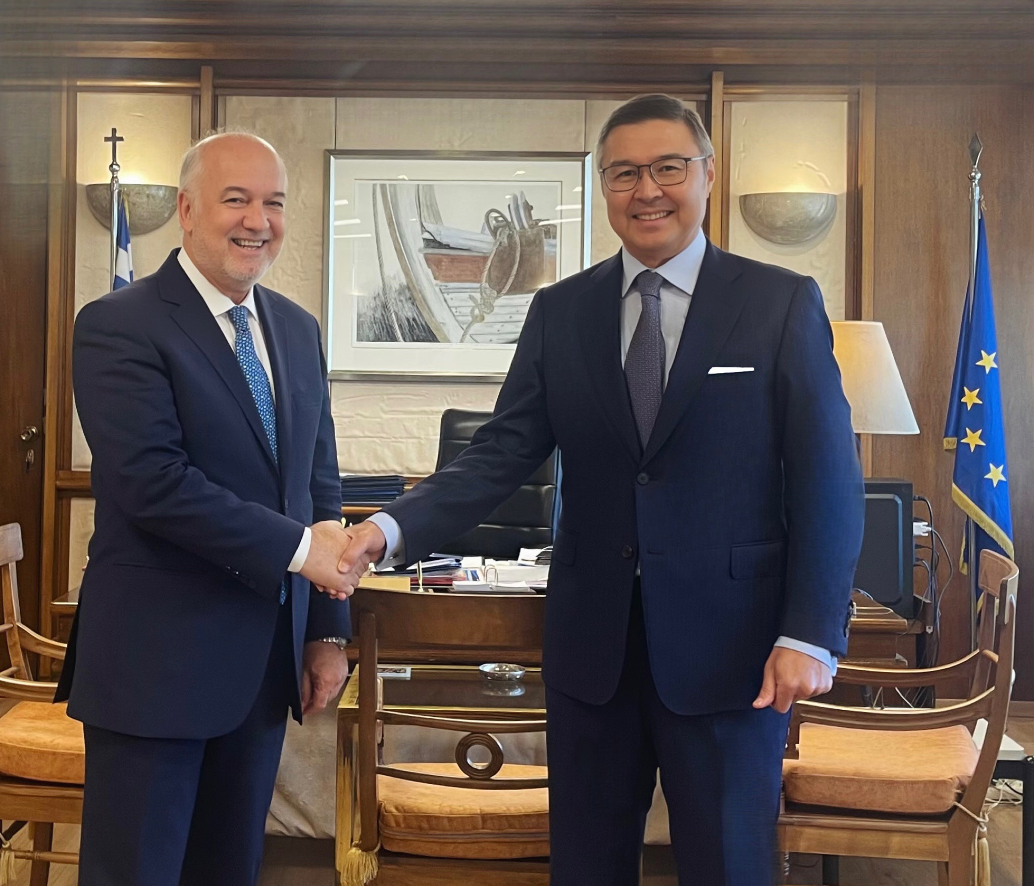 Minister of justice of Greece was briefed on the human rights situation in Kazakhstan