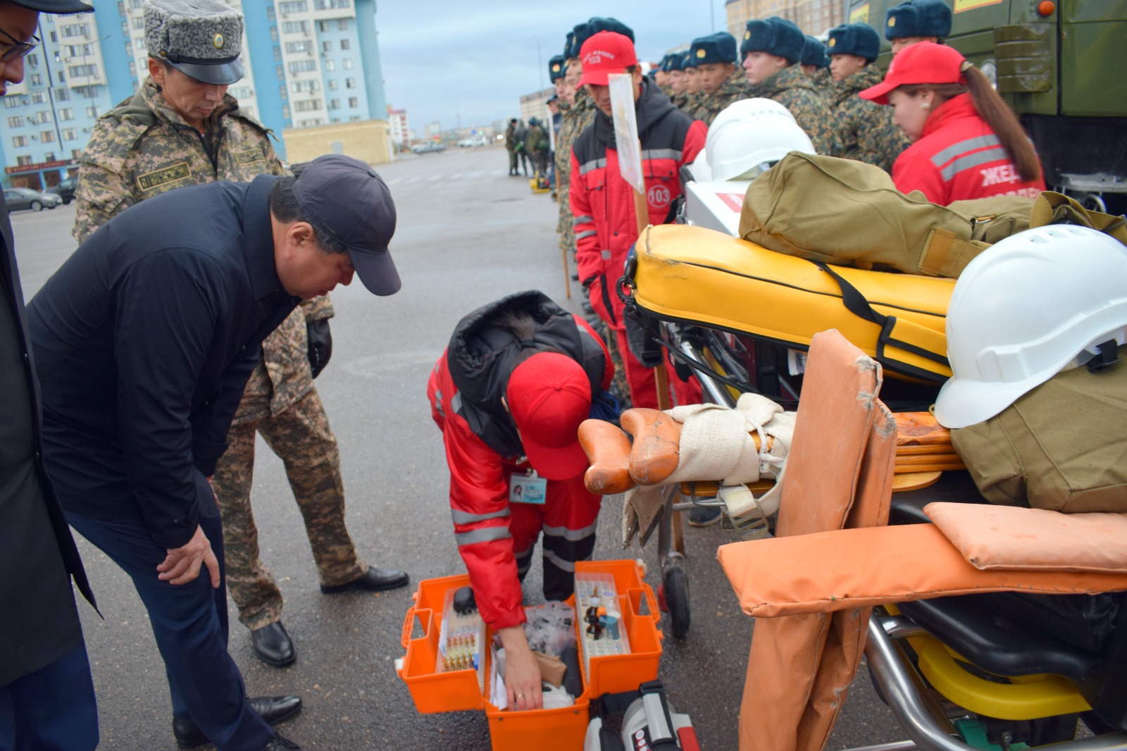 The readiness of emergency response teams was checked