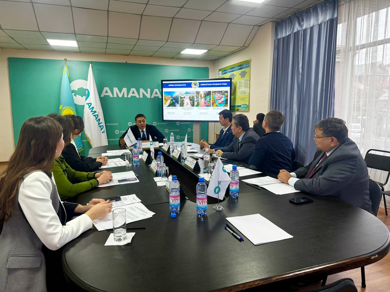 Отчет акима Медеуского района по исполнению Дорожной карты предвыборной программы партии «AMANAT»