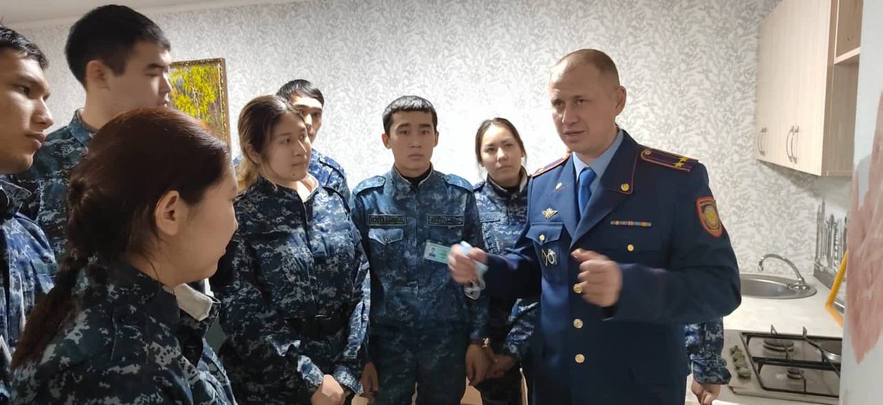 Қостанай облысы ПД криминалистері болашақ мамандармен тәжірибелерімен бөліседі