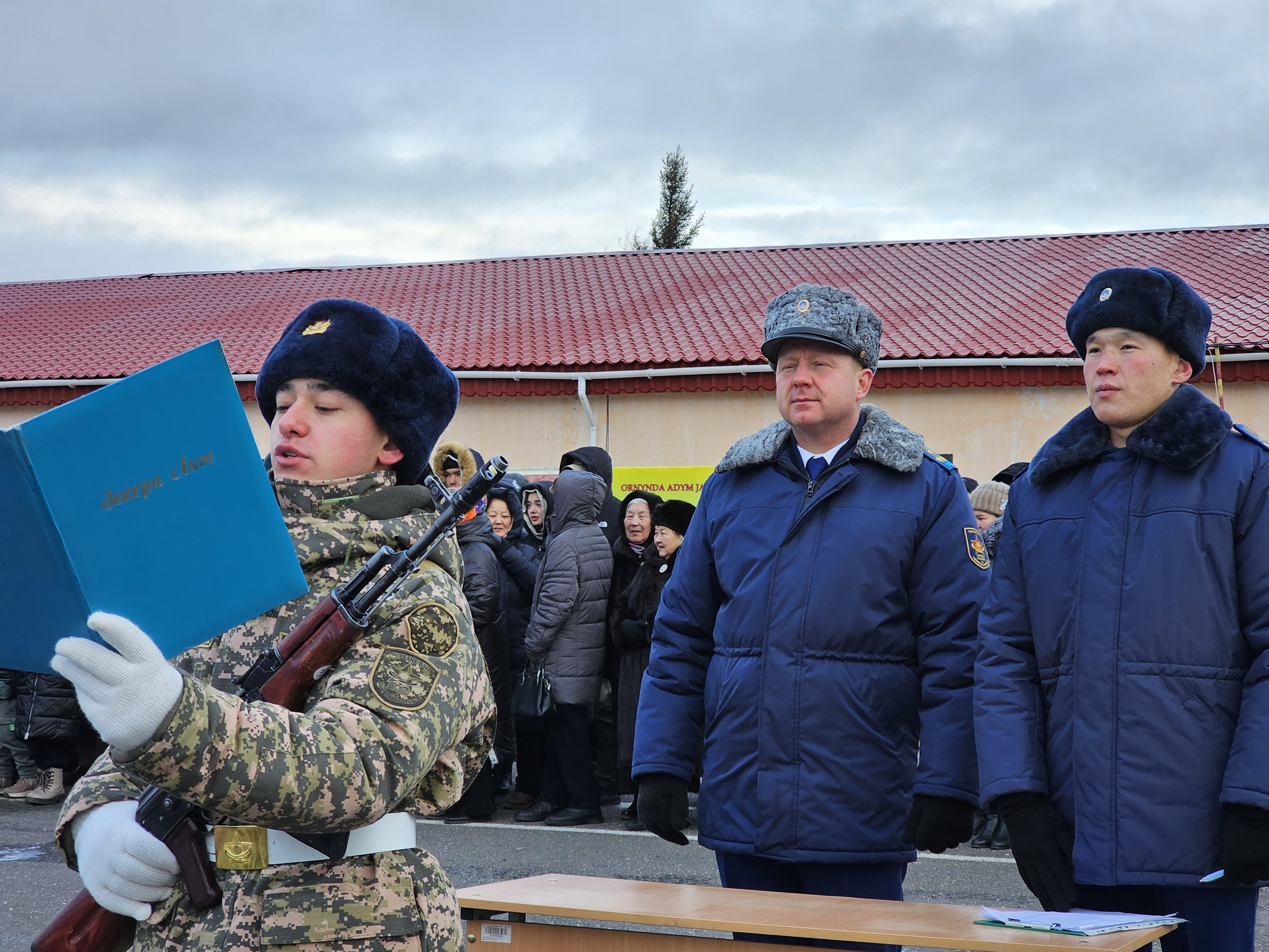 «Осень-2023»: Новобранцы воинской части 44813 приняли присягу