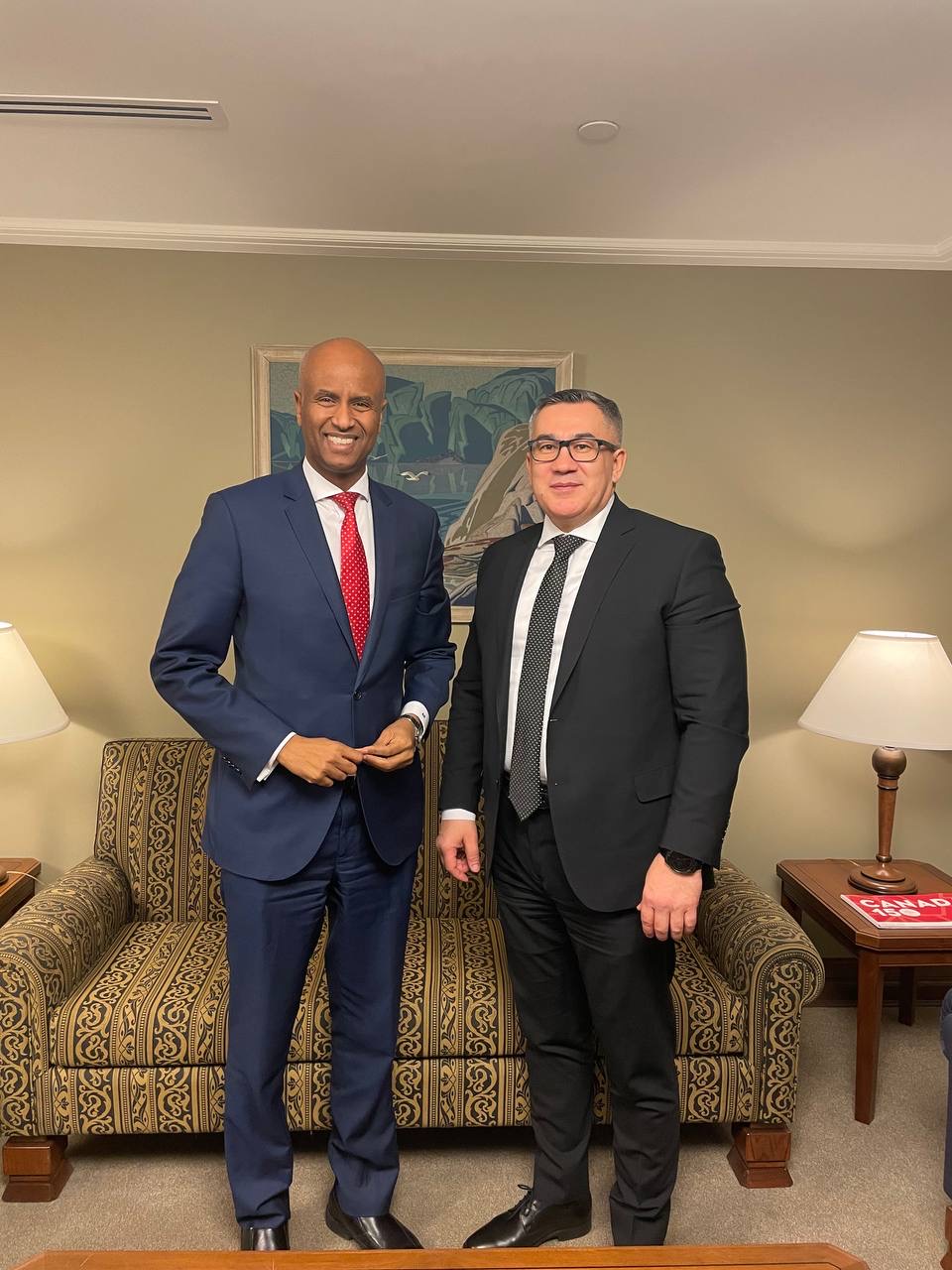 ODA Cooperation Issues Discussed with  Canada's Minister of International Development