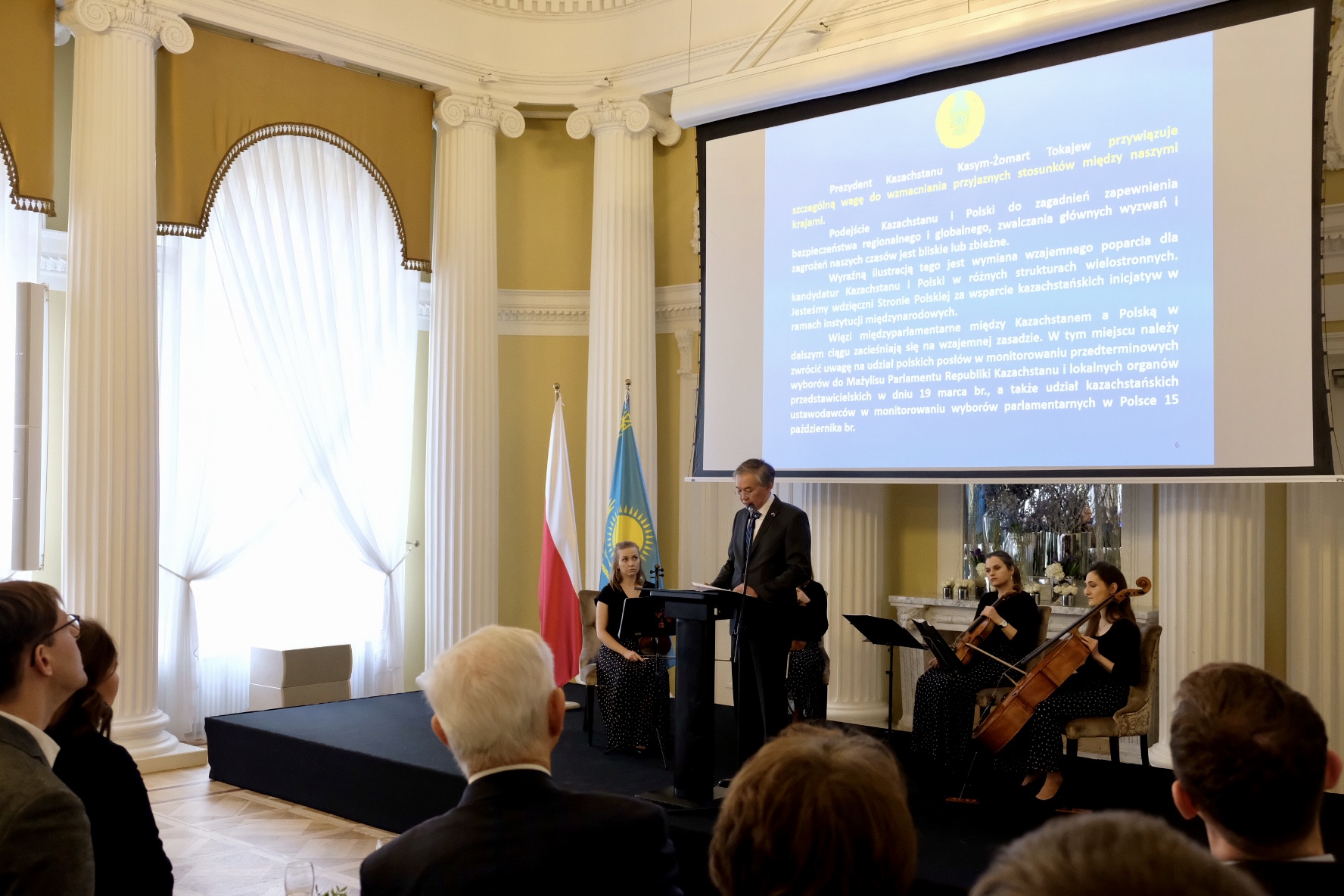 W Warszawie odbyło się świąteczne przyjęcie Ambasady Kazachstanu w Polsce