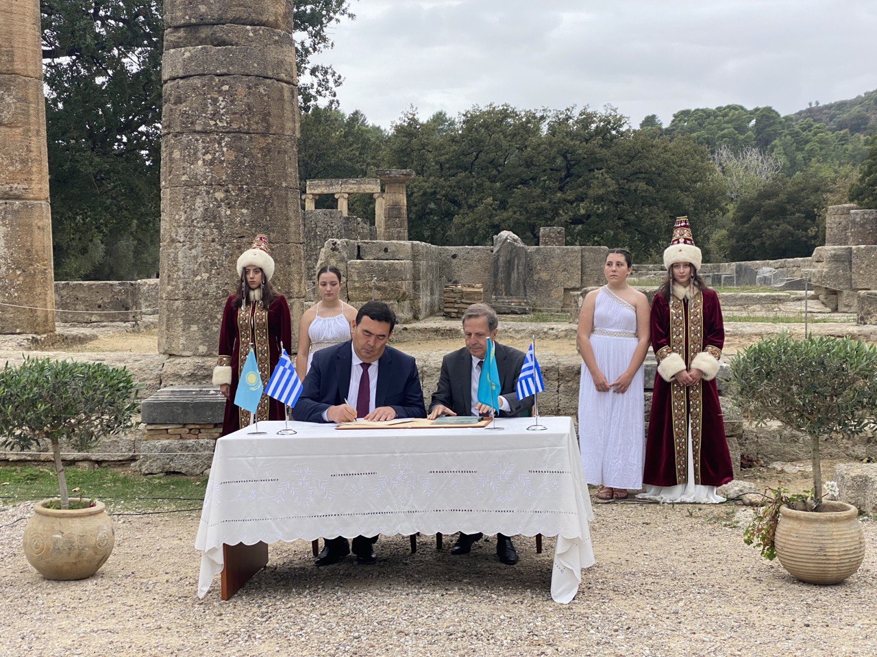 Taraz became a twin town with Ancient Olympia, the birthplace of the Olympic Games