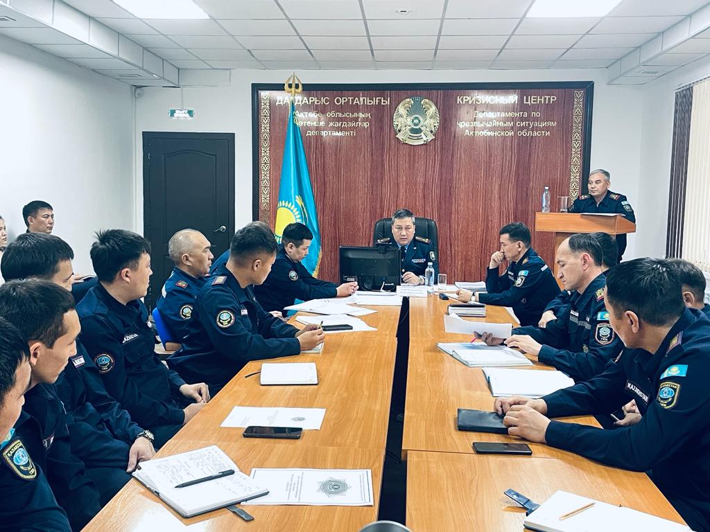 Ақтөбе облысы Төтенше жағдайлар департаменті «Өрт сөндіру және авариялық-құтқару жұмыстары қызметі  2023  жылғы 9 айдың қорытындысын өткізді