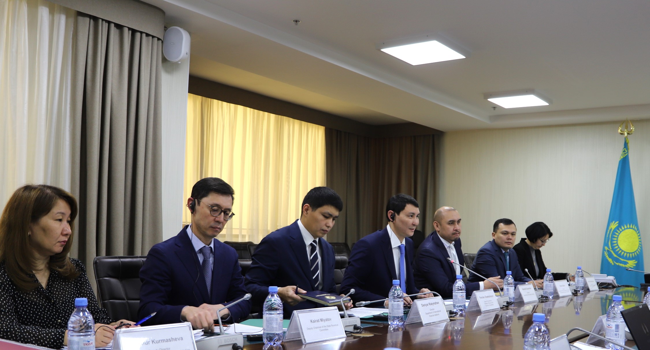 Встреча Заместителя Премьер-Министра – Министра финансов Республики Казахстан Жамаубаева Е.К. с представителями миссии Международного валютного фонда