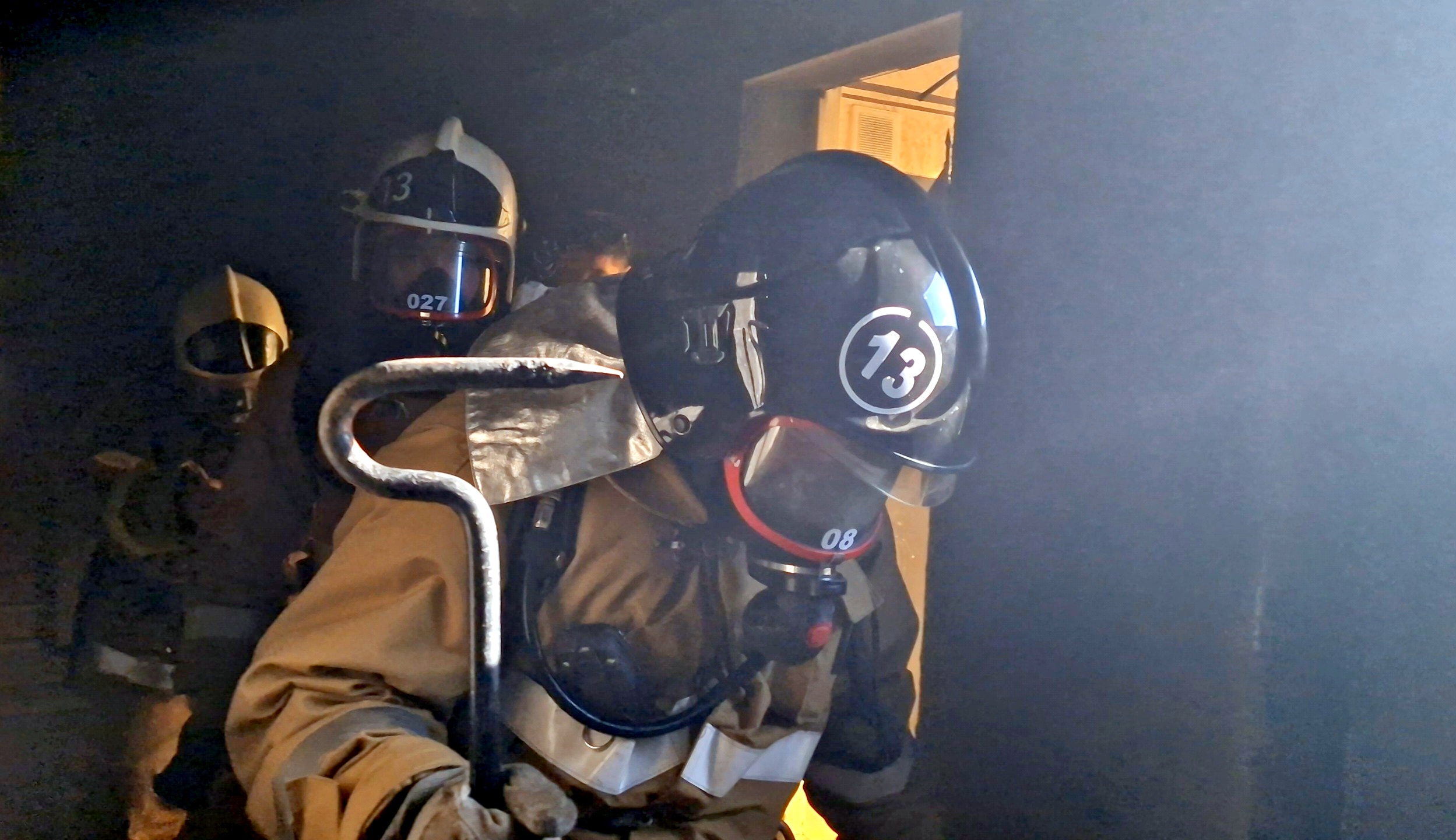 Fire-tactical exercise in the residential complex "Florence"