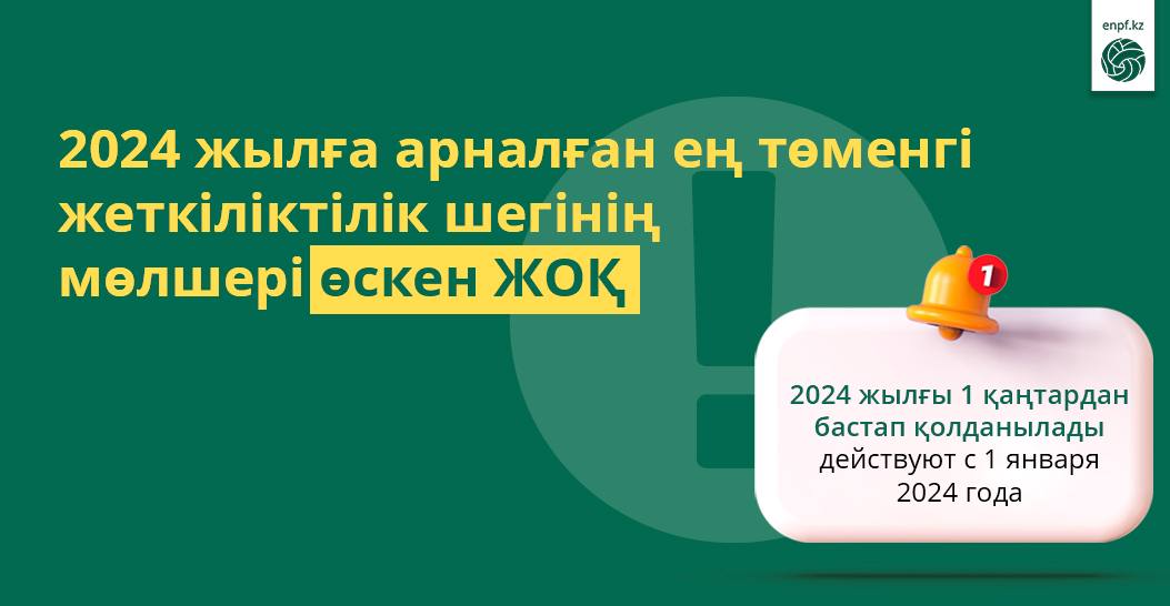 Пороги минимальной достаточности на 2024 год в рамках досрочного использования пенсионных средств, рассчитанные согласно Методике определения порога минимальной достаточности пенсионных накоплений с учетом утвержденных социально-экономических показателей и прогнозных расчетов сохранятся на текущем уровне.
