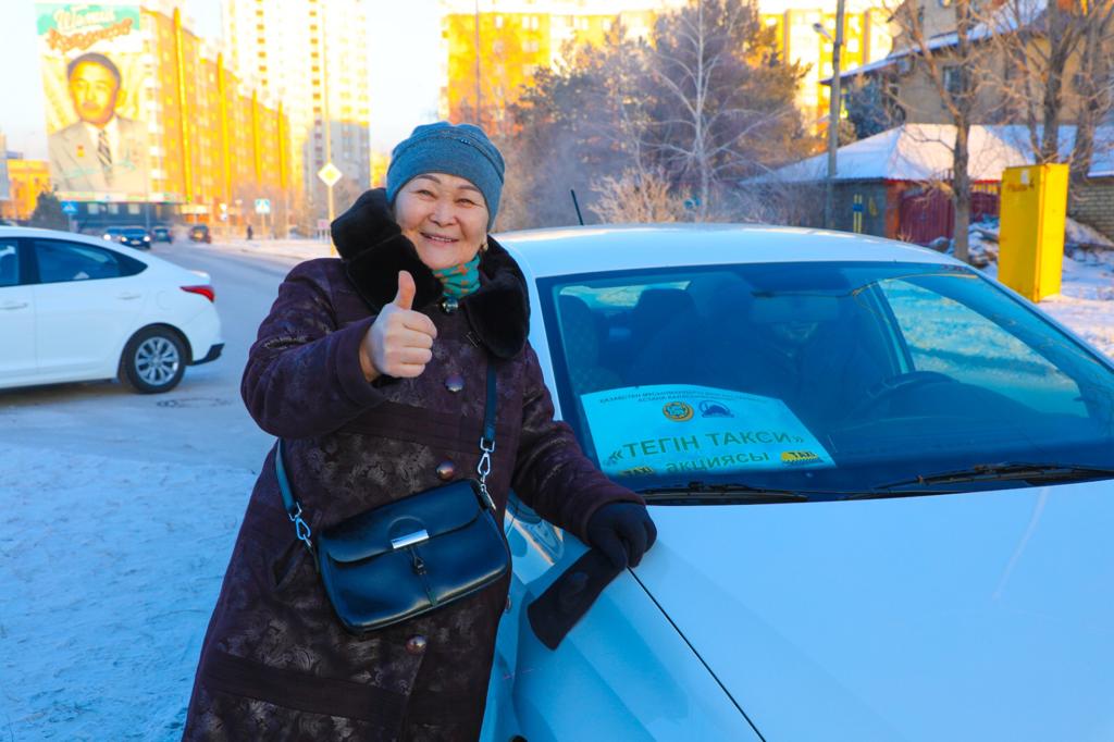Астанада ауа райына байланысты тегін ыстық түскі ас пен такси ұйымдастырылды