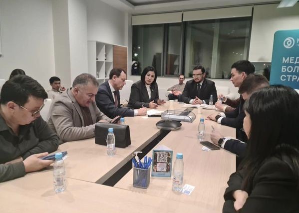 Делегация жамбылских медиков в Москве