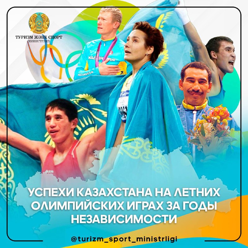 УСПЕХИ КАЗАХСТАНА НА ЛЕТНИХ ОЛИМПИЙСКИХ ИГРАХ ЗА ГОДЫ НЕЗАВИСИМОСТИ