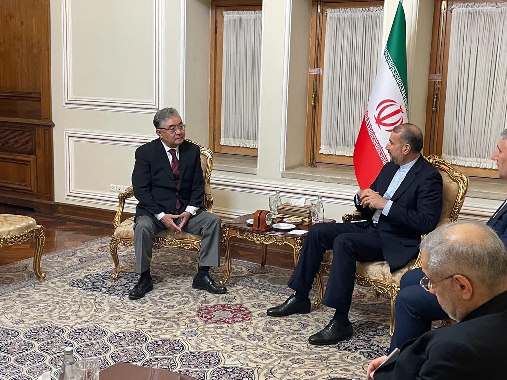 Ambassador A. Orazbay met with Iranian Foreign Minister  H. Amir-Abdollahian
