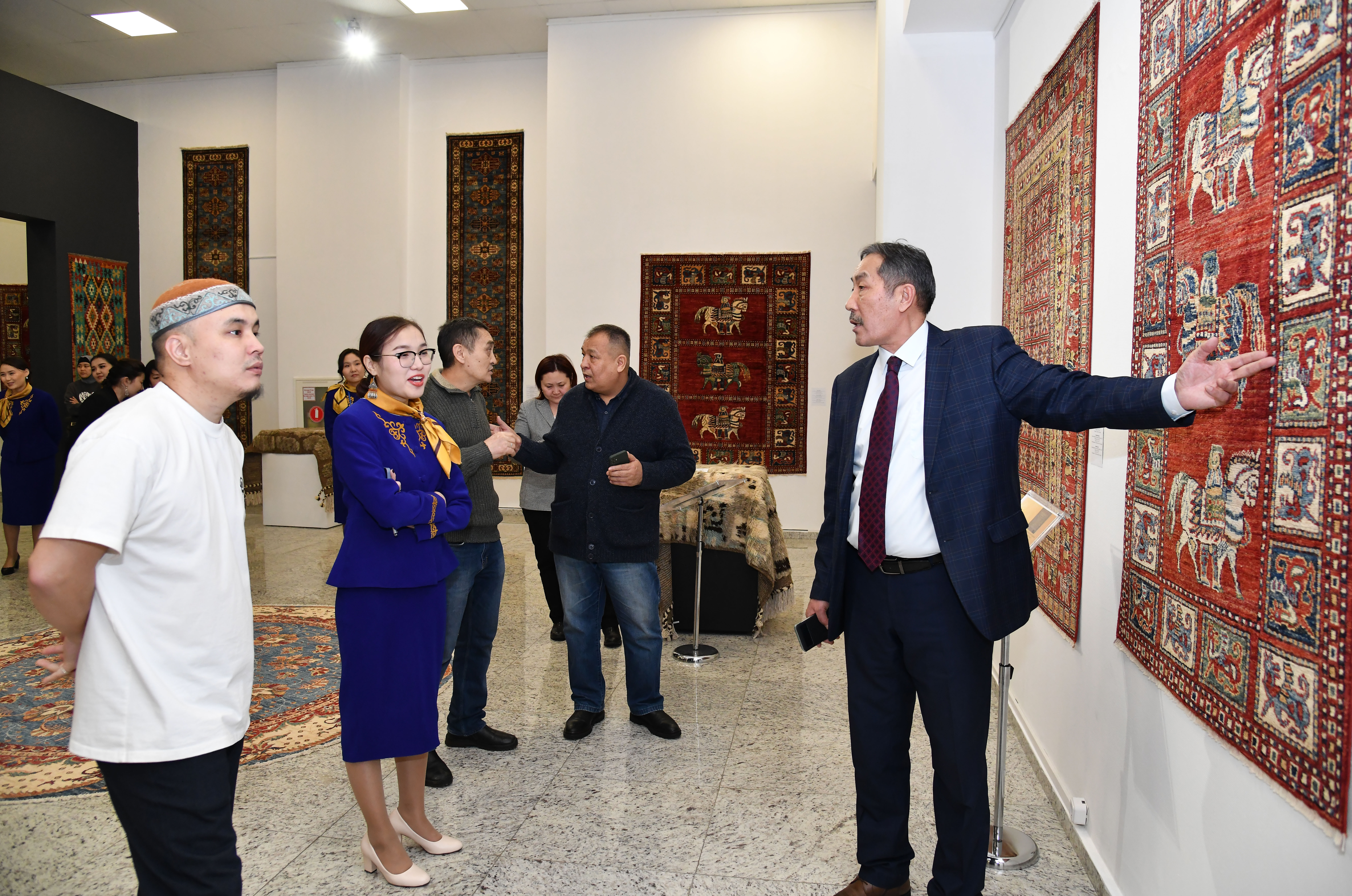 Ұлттық музейде ауған қазақтарының кілем көрмесі ашылды