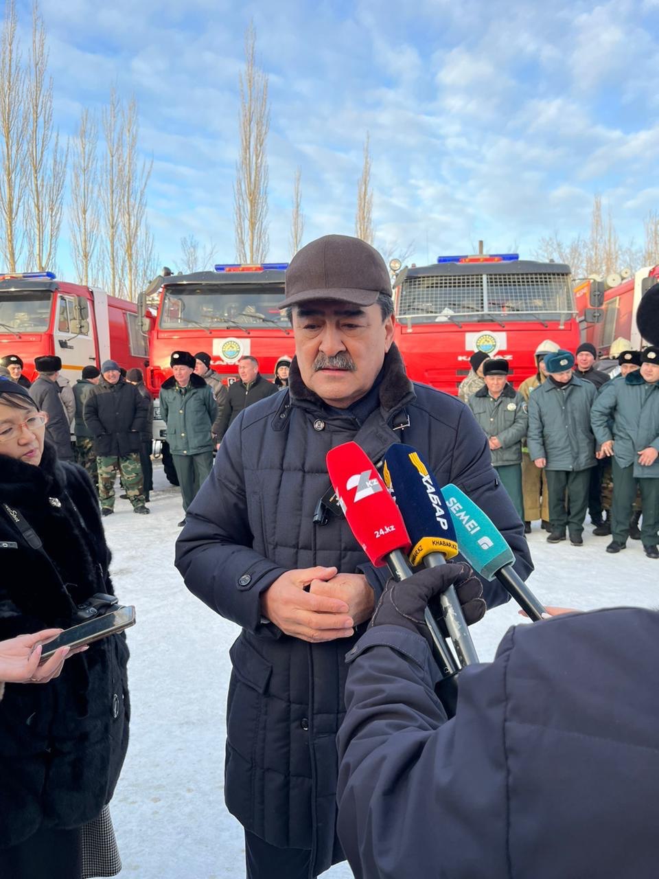 Орман резерватына жаңа өрт сөндіру көліктері келді