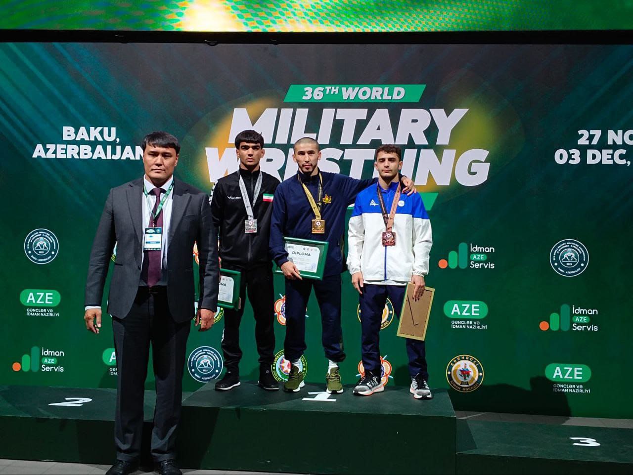 Армейские спортсмены завоевали на чемпионате мира  восемь медалей