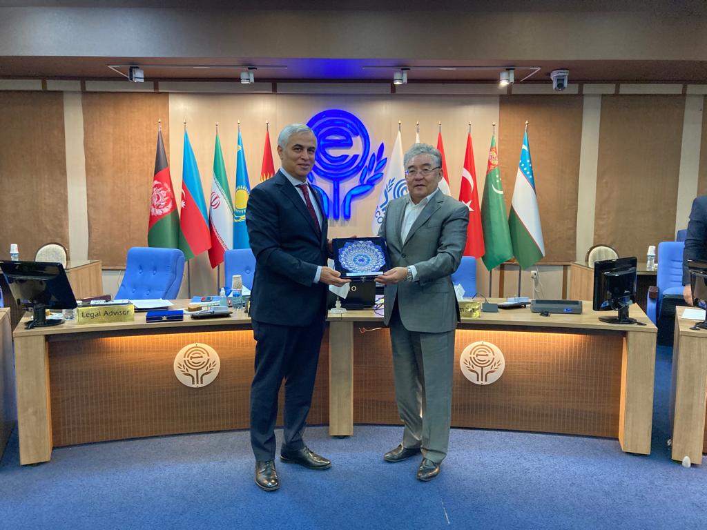 On December 26, 2023, Ambassador of the Republic of Kazakhstan to the Islamic Republic of Iran Mr. Askhat Orazbay participated in the 283rd meeting of the ECO Council of Permanent Representatives (CPR), which was held at the ECO Headquarter.