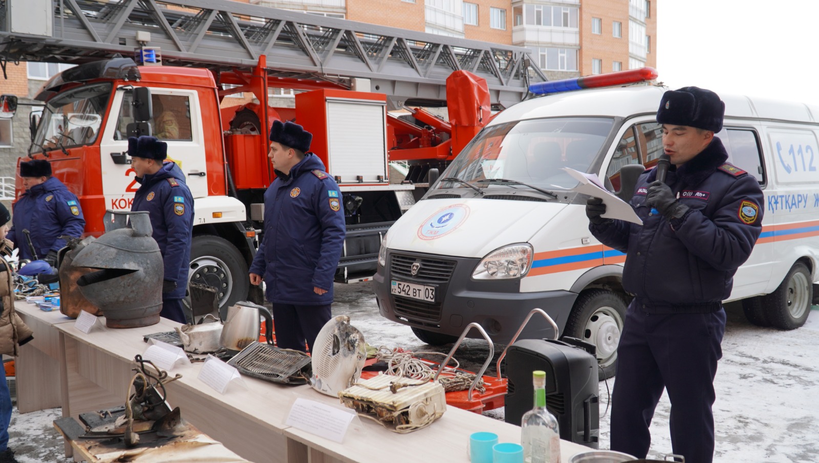 Ақмолалық құтқарушылар ерекше көрме өткізді