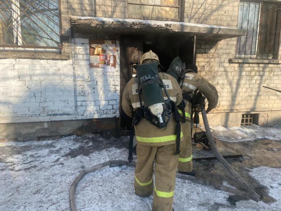В четырёхэтажном доме по адресу 70 квартал произошло возгорание