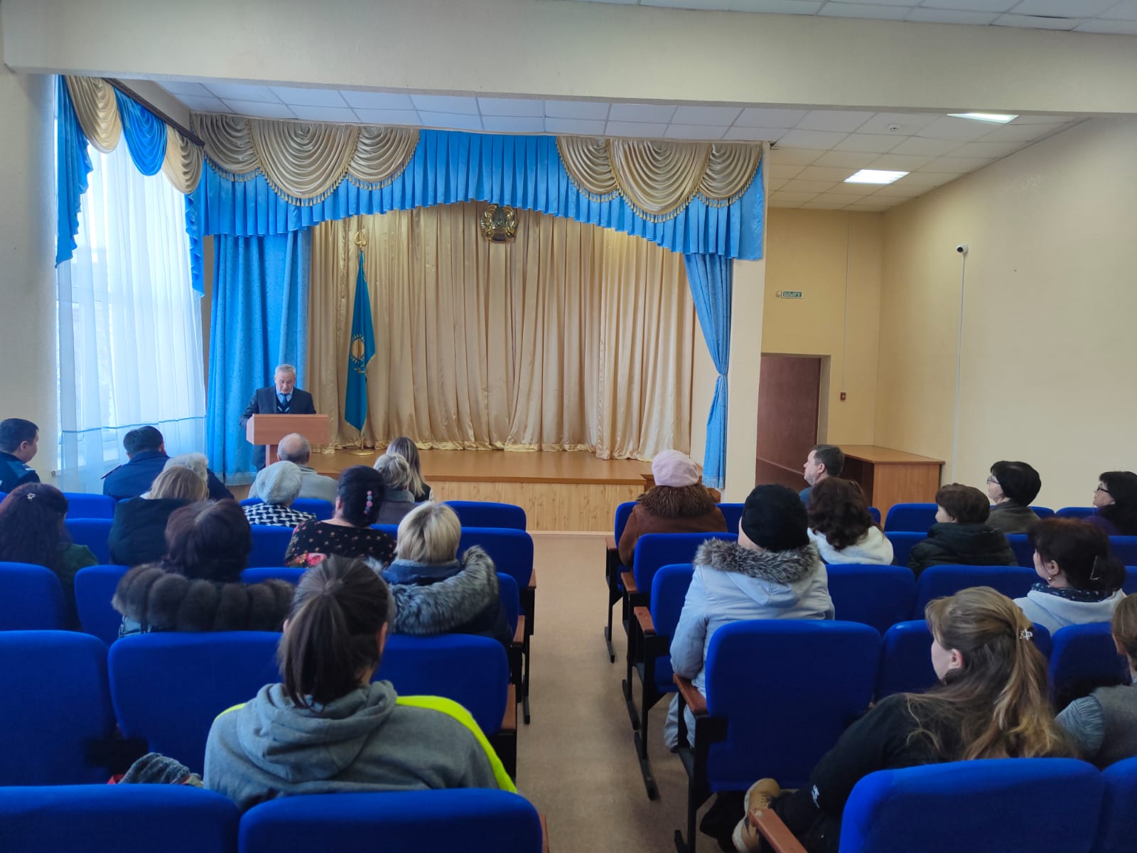 Отчетная встреча с акимом Федоровского района Исабаева Таубы Каиржановича