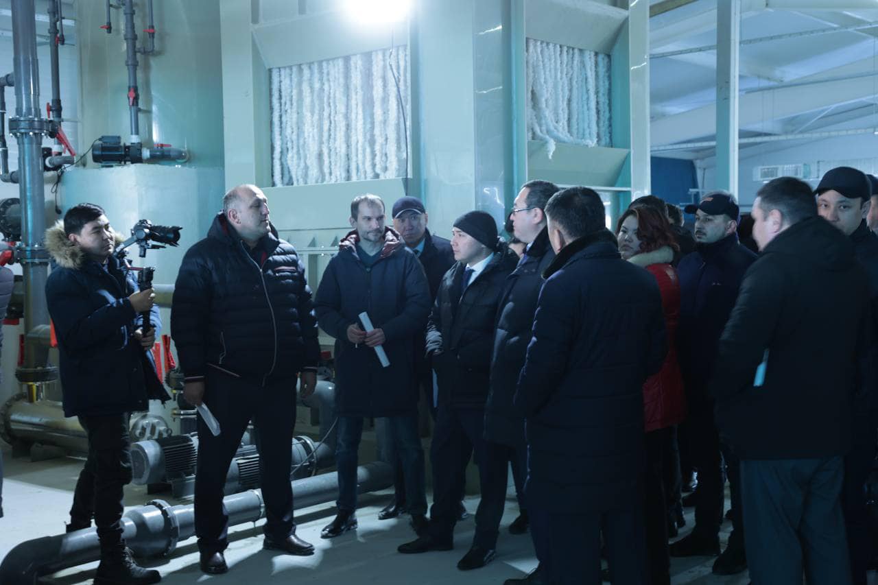 Министр нацэкономики посетил производственные объекты в городе Конаев
