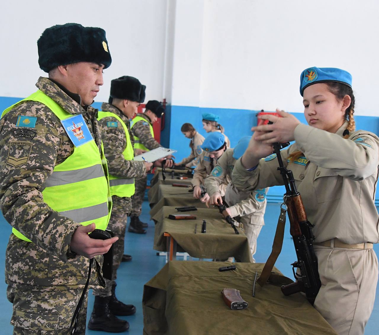 Selection of teams for participation in the republican military-patriotic gathering "Aibyn" took place in Almaty