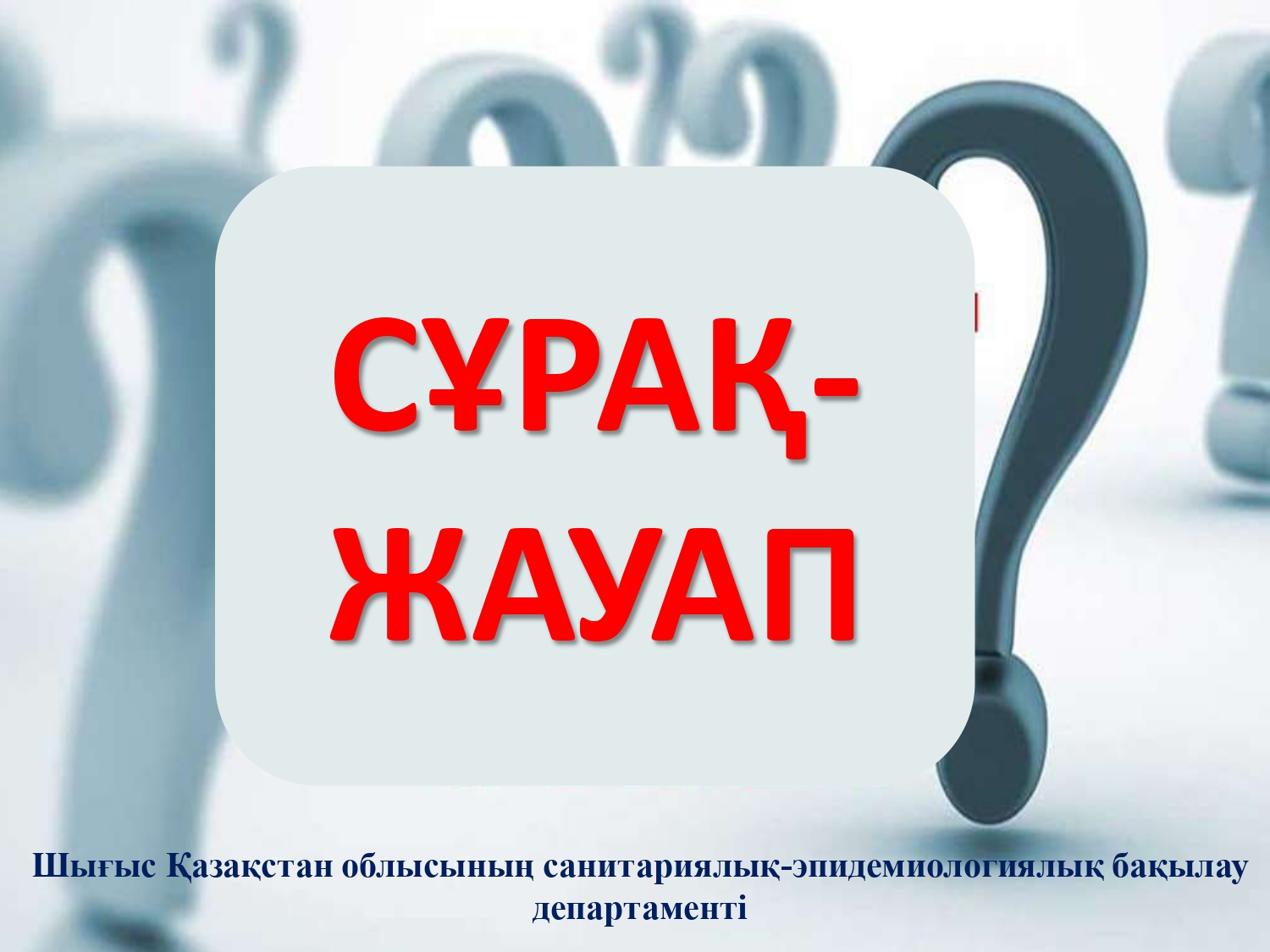 Жиі қойылатын сұрақтар