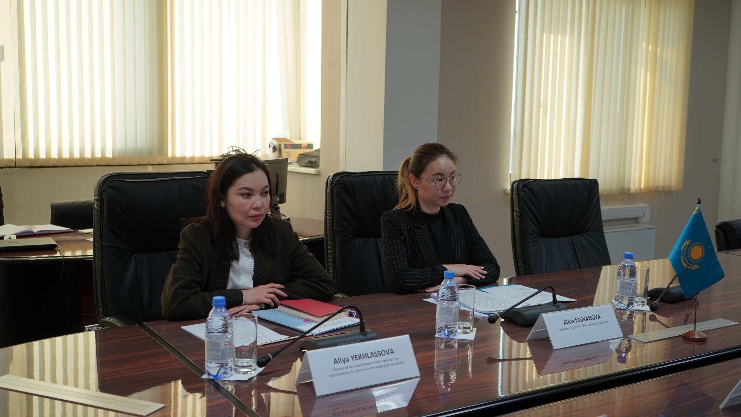 Әділет вице-министрі Канаданың Қазақстан Республикасындағы Елшісімен кездесті