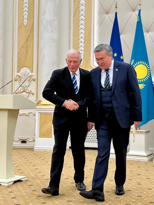 Kazakhstan – EU: Joint statement by Deputy Prime Minister – Minister of Foreign Affairs of the Republic of Kazakhstan Mukhtar Tileuberdi and the High Representative of the European Union for Foreign Affairs and Security Policy – Vice President of the European Commission Josep Borrell on the 30th anniversary of the establishment of diplomatic relations