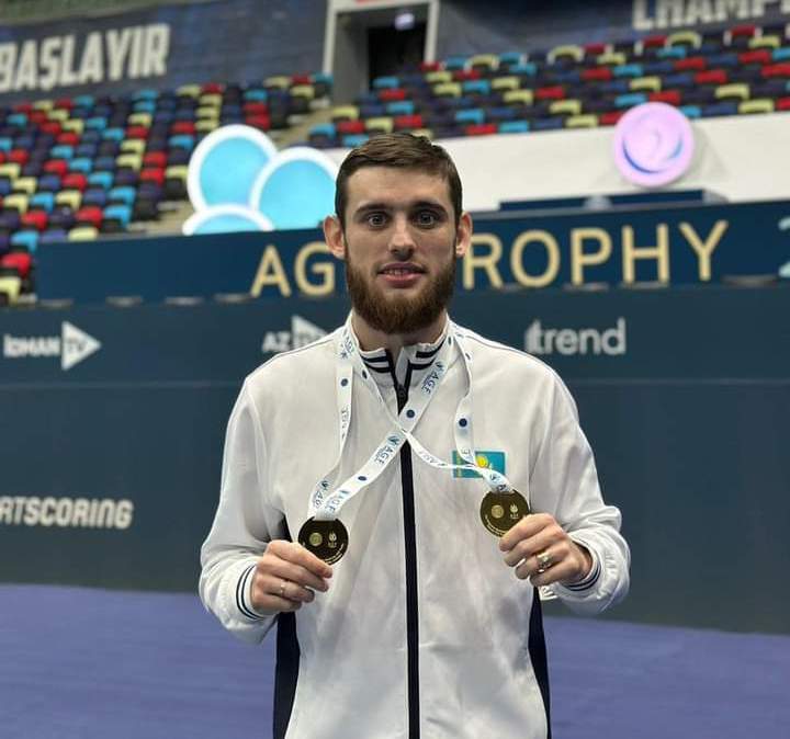 Карагандинский батутист Данил Мусабаев выступит на Азиатских играх