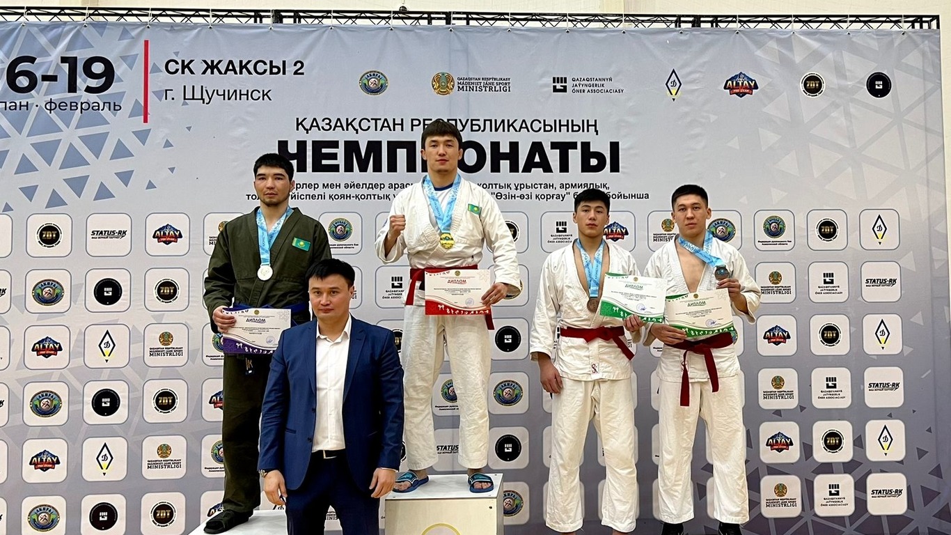 Қоян-қолтық ұрысынан Қазақстан чемпионатында армия спортшылары төрт «алтын» жеңіп алды